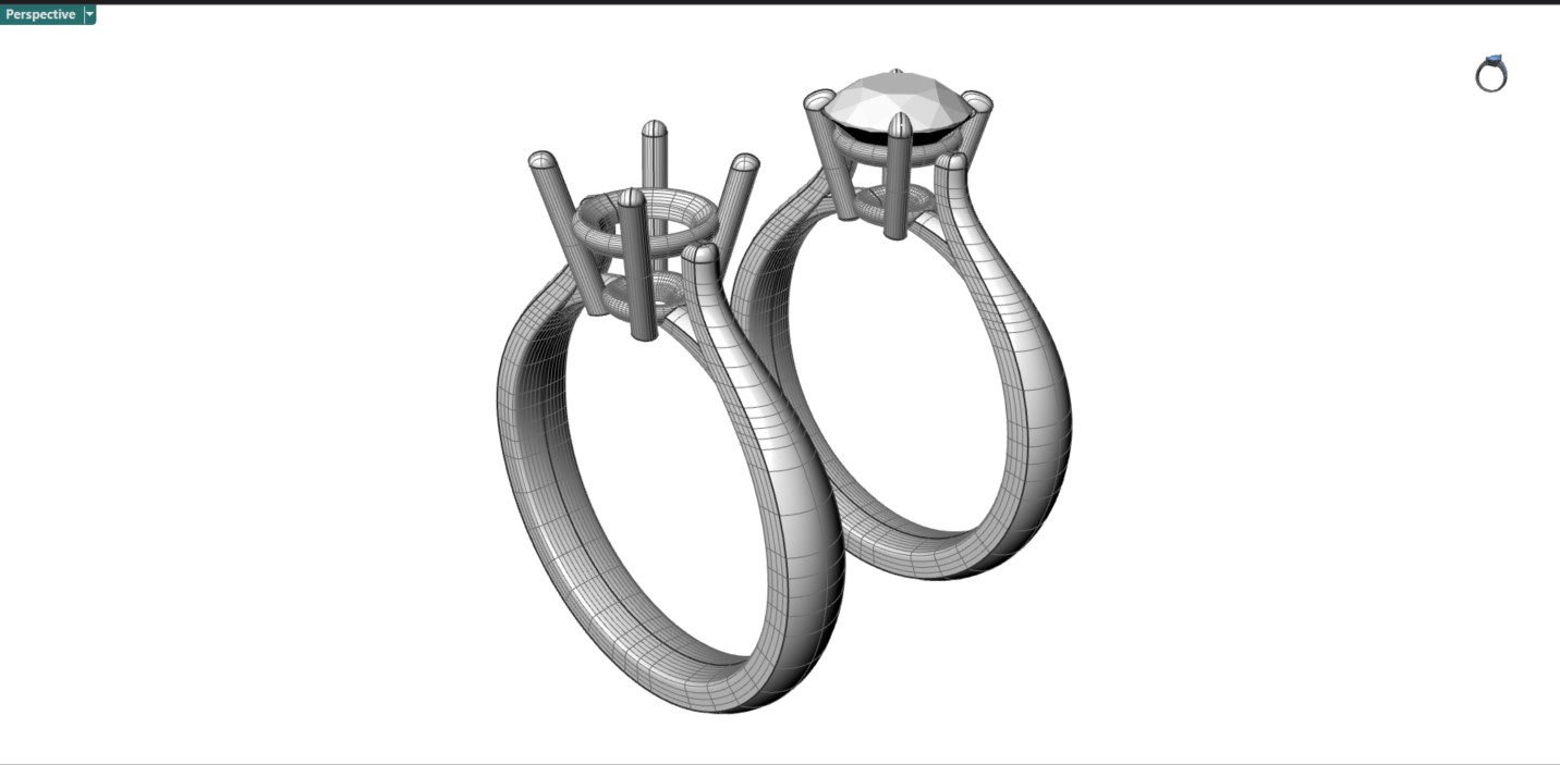 3D models for casting Ríona Finn Jewellery CAD